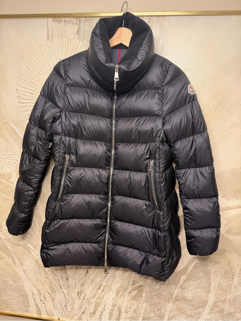 Moncler Torcyn Giubbotto Black Puffer Jacket Size 00